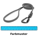 klassische Hundeleine TWIST - L - 115cm - hellblau